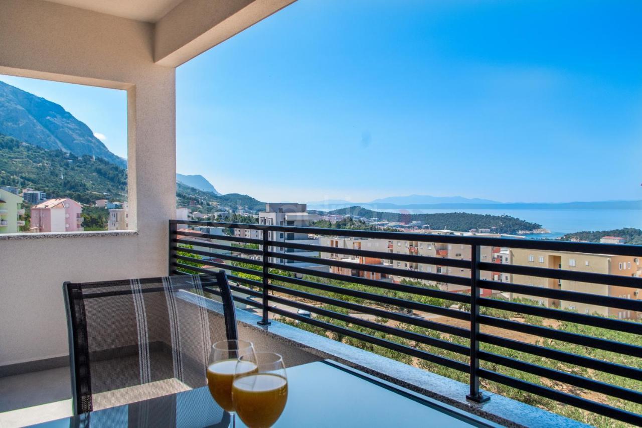 Luxury Sea View Apt Padi Via Mare Makarska Esterno foto